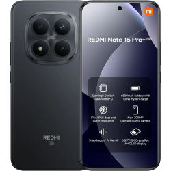 Móvil Xiaomi Redmi Note 15 Pro Plus 5G con Pantalla AMOLED 6,83", 8GB/12GB RAM, 256GB/512GB, Cámara 200 MP, Snapdragon 7s Gen 4, Batería 6500 mAh (Cargador no incluido)