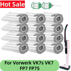 Bolsas de aspiradora para Vorwerk Kobold VK7S VK7 FP7S FP7, bolsas de filtro para aspiradora de batería Vorwerk VK7 FP7
