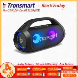 Altavoz portátil Tronsmart Bang SE con Bluetooth 5.3, tiempo de reproducción las 24 horas, mango portátil, para acampar, fiesta