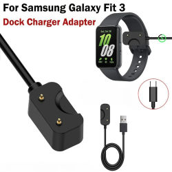 Adecuado para Samsung Galaxy Watch Fit 3 SM-R390 cargador de reloj inteligente USB cargador rápido cargador de repuesto