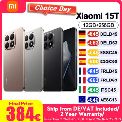 Versión Global Xiaomi 15T 12GB 256GB Teléfonos Móviles Cámara Triple Leica Ecosistema de IA Asistente Creativo Pantalla Inmersiva de 6.83 Pulgadas
