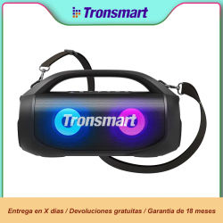 Altavoz Bluetooth Tronsmart Bang SE, Altavoz Portátil con Bajos Profundos, 24 Horas de Reproducción, Asa Portátil, para Exteriores y Camping