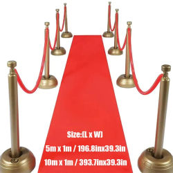 Alfombra de boda exquisita, de alta gama y atmosférica, alfombra para corredor de pasillo de boda, alfombra roja, alfombra de boda para interiores y exteriores, fiesta