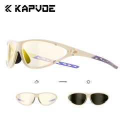 Gafas de Sol Kapvoe para Senderismo, Gafas de Sol de Moda para Hombre, Gafas de Ciclismo Fotocromáticas, Gafas de Ciclismo MTB, Gafas de Pesca, Gafas Deportivas