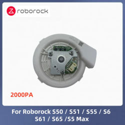 Original para Roborock ventilador motor Robot limpiador S50/S51/S55/S6/S61/S65/S5 generador de vacío máximo 2KPa 20N704P200