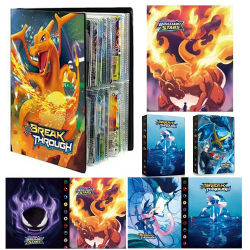 240 Uds Pok é mon tarjetas álbum libro Pokemon juego Charizard tarjeta álbum VMAX GX EX titular colección carpeta carpeta niños juguete para regalo