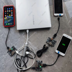 Sincroniza la pantalla al controlador de computadora Operación automática Control de pantalla de espejo Cable de espejo Monitor de proyector para iPhone Phone Farm