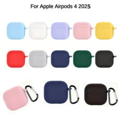 Funda Protectora de Silicona Suave a Prueba de Golpes para AirPods 4, con Cancelación Activa de Ruido, 2026