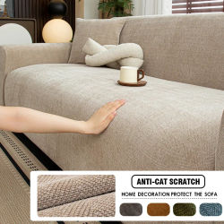 Fundas de sofá de Jacquard, funda elástica para sofá, mascotas, perros, fundas gruesas antideslizantes, Protector de muebles de 1/2/3/4 plazas