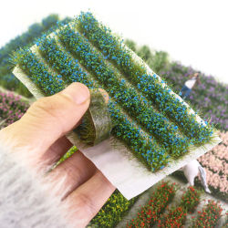 Kits de Modelos de Flores en Miniatura, Racimo de Plantas y Césped para Diseño de Micropaisajes, Materiales para Dioramas, Accesorios