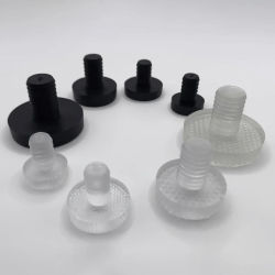 10 o 5 uds muebles de mesa con tapa de vidrio parachoques integrado pinzas de goma cubierta de tapón de agujero para muebles almohadilla de pie Protector de suelo