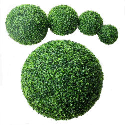 Planta Artificial, bola topiaria verde, plantas falsas, bolas de hierba decorativas para el hogar, Patio, jardín, balcón, accesorios de decoración de boda