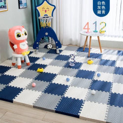 12 Uds. Alfombra de espuma para juegos de bebés, tapete de rompecabezas para niños, baldosas de ejercicio entrelazadas, baldosas de suelo, alfombra de juguete, alfombra suave 30*30*1cm