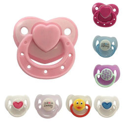 Chupete simulado + tetinas magnéticas, chupetes magnéticos para muñecas bebés Reborn, juguete DIY para niños recién nacidos, suministros para muñecas lindas y encantadoras