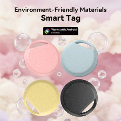 Etiqueta Inteligente Certificada por Google para Android, Rastreador Bluetooth Antipérdida para Xiaomi, Samsung, Pixel, OnePlus, Llaves, Bolsos, Carteras, Equipaje
