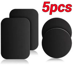 Disco de placa de Metal para soporte magnético de teléfono de coche, pegatinas redondas de hoja de hierro, accesorios de montaje de soporte magnético para teléfono, 1/3/5 Uds.