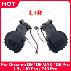 Para Dreame D9 / D9 MAX / D9 Pro / L9 / L10 Pro ruedas para caminar izquierda y derecha piezas de aspiradora accesorios de ruedas
