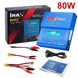 Imax B6 AC RC cargador 80W B6AC 6A cargador de equilibrio pantalla LCD Digital Li-ion LiFe Nimh Nicd PB Lipo descargador de batería