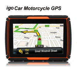 2025 navegación GPS para motocicleta IPX7 impermeable FM-AVIN-Bluetooth navegador GPS rastreador Bullit en 8GB FM tarjeta de igo gratis