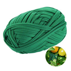 Tira de tela de cuerda de jardín verde, brida de soporte para plantas utilizada para clasificar cables en oficinas de jardín y hogar, 1 ud.
