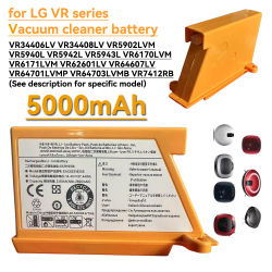 Nueva batería de Robot aspirador de barrido y fregado de 5000mAh para LG VR64703LVMB VR65720LVMP VR65715LVM EAC62218205 VR66750LVWP