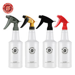 Botella pulverizadora para limpieza de automóviles; Botella pulverizadora para riego de plantas; Botella pulverizadora para limpieza del hogar.