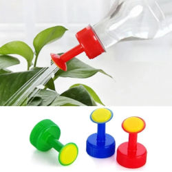 Boquilla de tapa de botella de aspersor para riego de plantas de jardín, Mini cabezal de riego DIY adecuado para vivero interior y exterior en maceta, 3 uds.