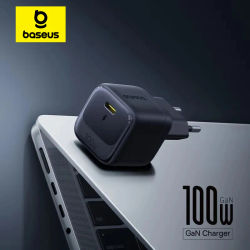 【Nueva Oferta】Cargador Rápido Baseus Mini de 100W, Cargador USB C con Carga Rápida para iPhone 17 16 15 Pro Max, iPad, Xiaomi, Cargador Rápido GaN