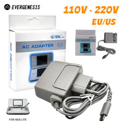 Cargador de pared de viaje AC 100-240V, adaptador de cargador con enchufe UE y EE. UU., fuente de alimentación para Nintendo DSL DS Lite NDSL, accesorios adaptadores de CA