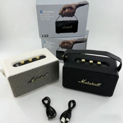 Altavoz Bluetooth Retro de mano, subwoofer estéreo inalámbrico portátil para exteriores, centro de música con diafragma de graves, compatible con USB