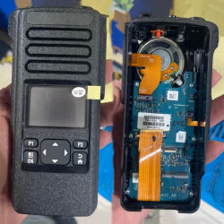 Carcasa de repuesto con altavoz y pantalla LCD, piezas de walkie-talkies para Motorola Radio XiR P8628i DP4601e DP4600e
