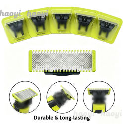 Compatible con los modelos de afeitadora Philips QP2520, QP2630, QP6510, QP6523 y el combo removedor de vello nasal de cabezal pequeño.