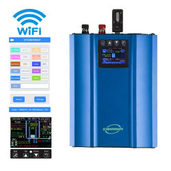Batería MPPT multiusos, inversor de corriente de conexión de red Solar, pantalla LCD, Monitor de aplicación Wifi, limitador de potencia de Panel fotovoltaico, 1000W