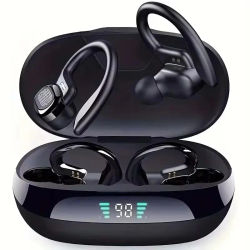 Auriculares inalámbricos SP16 TWS con Bluetooth, auriculares con pantalla LED, estuche de carga, auriculares deportivos y de negocios para iPhone, Samsung, Xiaomi
