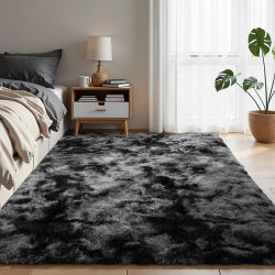 VIKAMA Alfombra de salón de estilo minimalista, alfombra mullida y antideslizante para habitación de niños, alfombra de baño, decoración del hogar