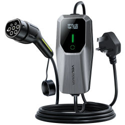 Cargador de coche eléctrico Vdl de 5M, 8M, 10M, 15M/3.68 Kw, cargador EV Tipo 2, cable de carga para vehículo eléctrico [6/8/10/13/16 a] con enchufe Schuko europeo, estación de carga monofásica IP65.