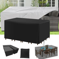 Cubierta para muebles de exterior, 200 tamaños, protección UV, terraza, silla de jardín, cubierta antipolvo, Protector de mesa