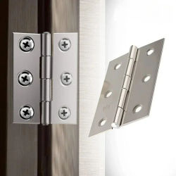 Bisagras para Puertas de Muebles y Gabinetes de 2-3 Pulgadas, Bisagras de Acero Inoxidable para Cajones, Accesorios para Cajas de 2, 3 y 2.5 Pulgadas