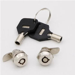 Cerraduras de seguridad para muebles, cerradura de leva para puerta de seguridad, buzón, cajón, armario con 2 llaves, 2 uds.
