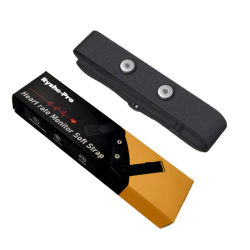 Monitor de ritmo cardíaco correa de pecho suave banda de repuesto para Wahoo Tickr Polar H7 Garmin HRM Coospo Strava Zwift hebilla