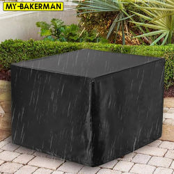 Cubiertas impermeables de tamaño pequeño para muebles de jardín y Patio exterior, fundas para sillas de lluvia y nieve para sofá, mesa, silla, cubierta a prueba de polvo