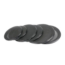 Cubierta protectora de bocina redonda para altavoz de coche, malla negra para parrilla, accesorios decorativos de bricolaje, 1/2/3/4/5/6 pulgadas