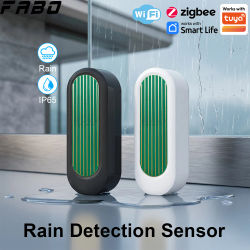 Nuevo Sensor de Lluvia Tuya WiFi/Zigbee, IP65 Impermeable, Monitor de Precipitaciones para Exteriores, Sensor de Gotas de Lluvia, Alerta en Tiempo Real por Aplicación