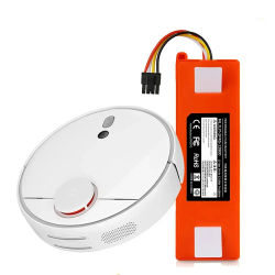 Batería de repuesto Original BRR-2P4S-5200D para XIAOMI 1S 1ST Roborock SDJQR01RR Robot aspirador de barrido y fregado 5200mAh