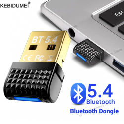 Adaptador USB Bluetooth 5,4, transmisor, receptor Bluetooth, Audio, Dongle Bluetooth, adaptador USB inalámbrico para ordenador, PC y portátil