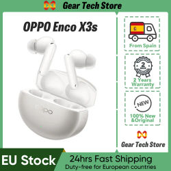 OPPO Enco X3s wireless earphones, with a microphone, support Bluetooth and USB Type-C, silver Global Version