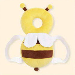 Protector de Cabeza para Bebés, Almohada de Protección para Aprender a Caminar, Cojín Protector de Cabeza Anticaídas, Gorra de Seguridad con Diseño de Dibujos Animados para Niños