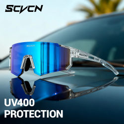 Gafas de Sol Deportivas SCVCN para Hombre y Mujer, Lentes de Ciclismo, Montañismo, Esquí y Actividades al Aire Libre con Protección UV400