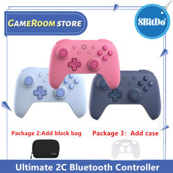 Controlador Bluetooth 8BitDo Ultimate 2C para Switch 2 Gamepad inalámbrico con Joystock de efecto Hall para Nintendo Switch, consola OLED