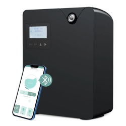 Máquina de aire aromático para el hogar, difusor de aceites esenciales sin agua con tecnología inteligente de aire frío, difusor de aromaterapia WiFi Bluetooth